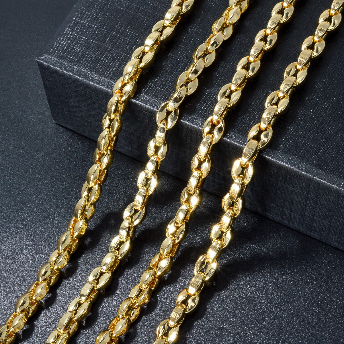 Fashionable Golden Bean Bracelet, Stackable Design Gift